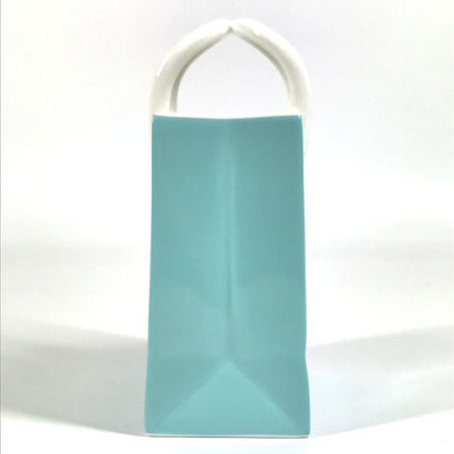 Tiffany & Co Tiffany & Co Small Bag Shopping Bag Shape Logo Ceramic Blue