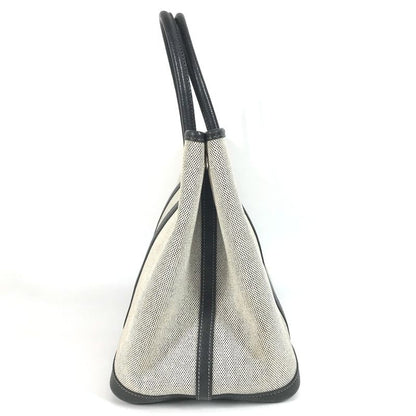 Hermes Tote Bag Garden Party PM Garden Party PM Toile Ash Black