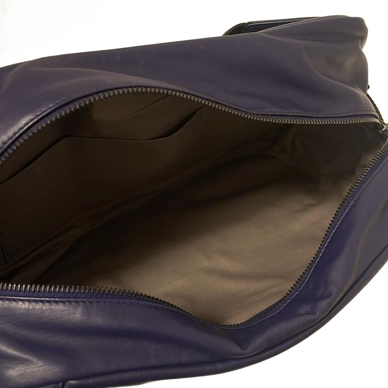 Bottega Veneta Intrecciato Purple Leather Waist Pouch