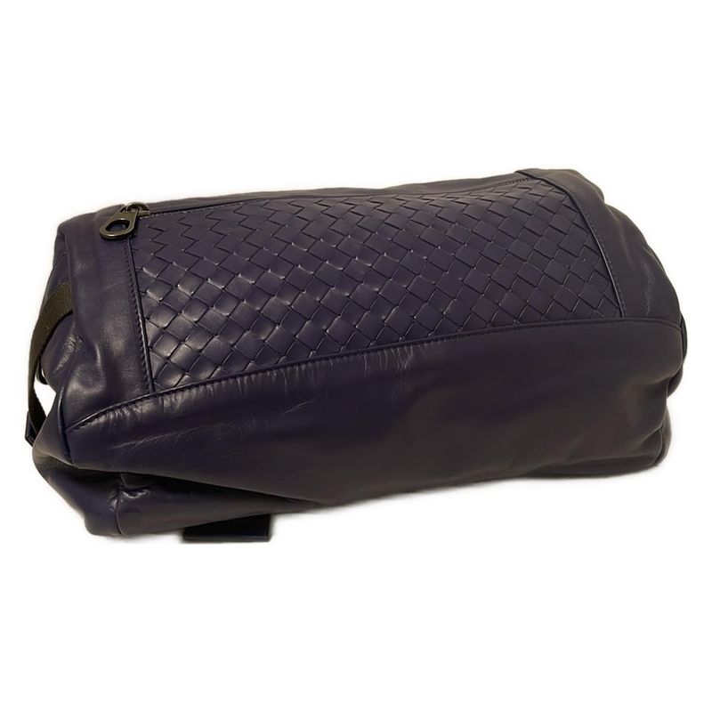 Bottega Veneta Intrecciato Purple Leather Waist Pouch