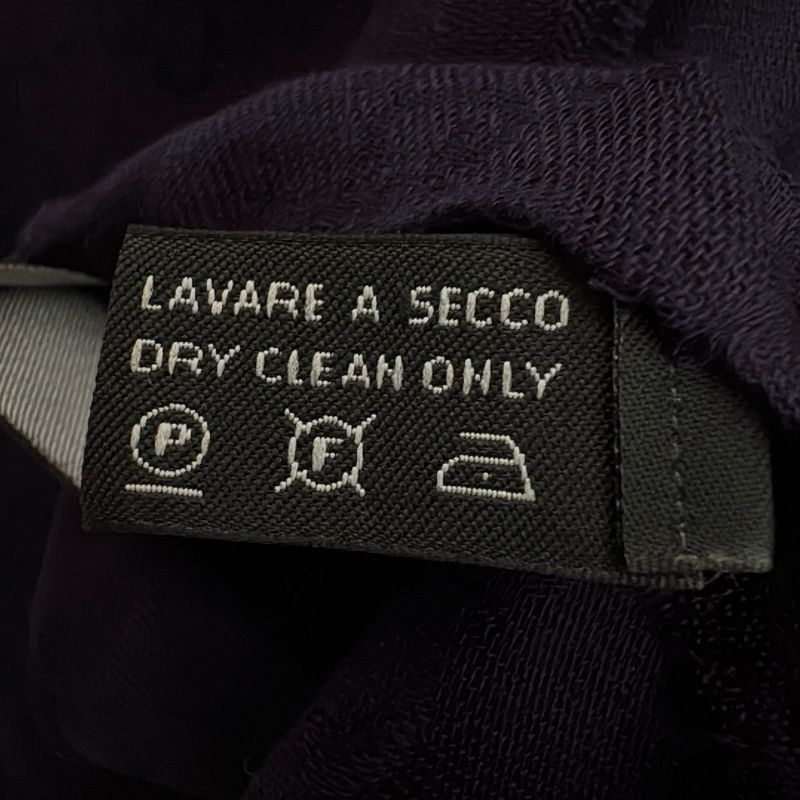 Gucci Stole (shawl) - Purple GG Pattern Cashmere