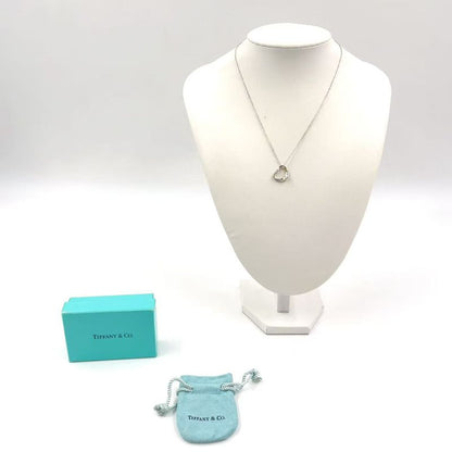 Tiffany & Co Open Heart Ag925 Silver Necklace