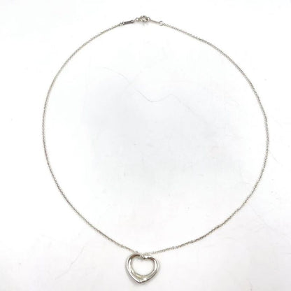 Tiffany & Co Open Heart Ag925 Silver Necklace