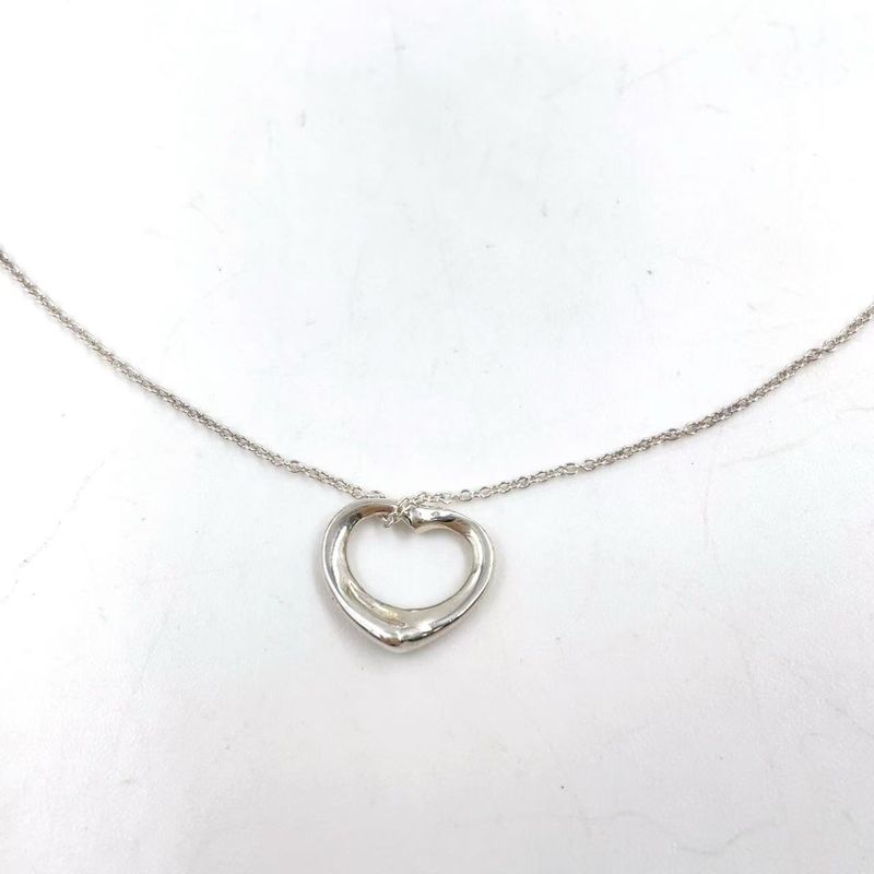 Tiffany & Co Open Heart Ag925 Silver Necklace