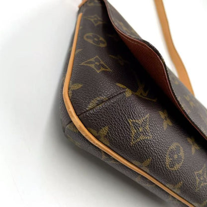Louis Vuitton Musette Tango Short Strap Monogram Leather × PVC Brown Shoulder