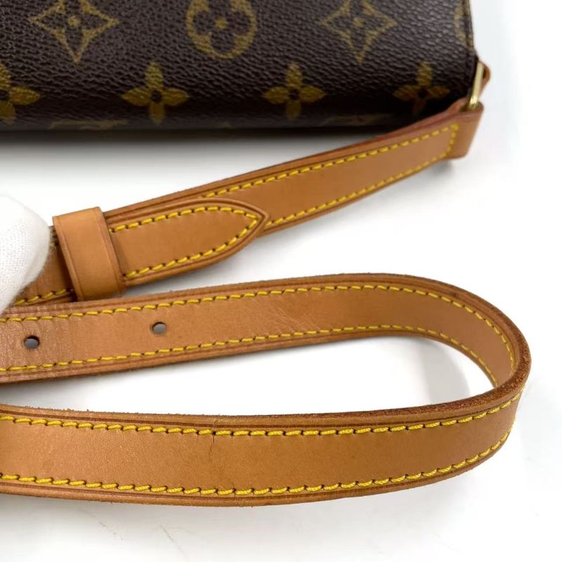 Louis Vuitton Musette Tango Short Strap Monogram Leather × PVC Brown Shoulder