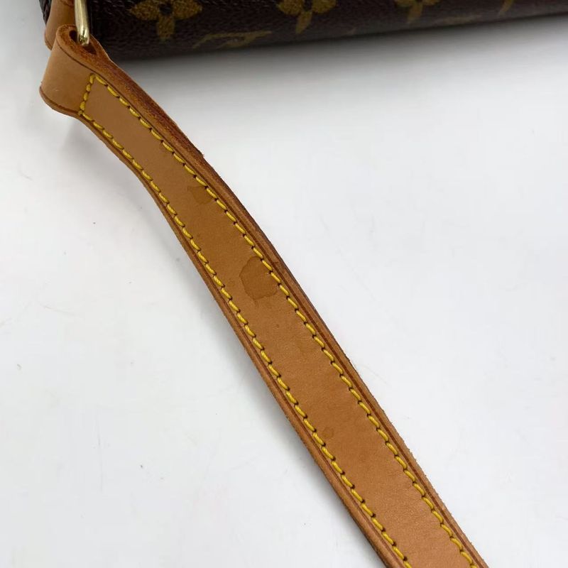 Louis Vuitton Musette Tango Short Strap Monogram Leather × PVC Brown Shoulder