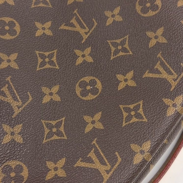 Louis Vuitton Mabillon Monogram Leather × PVC Brown Shoulder Bag Gold M41679