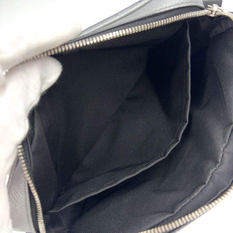 Louis Vuitton Outdoor Messenger Coated Canvas And Calf Silver Shoulder Bag