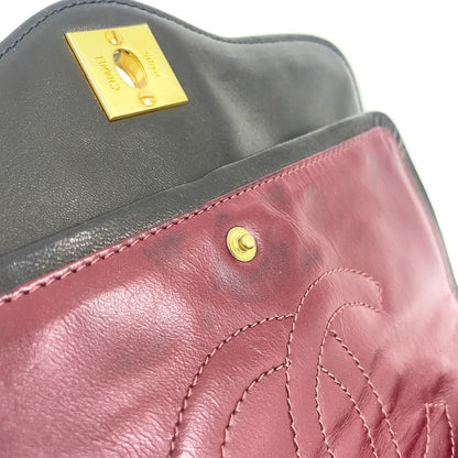 Chanel Paris Limited Edition Matelasse W Flap Serial No 3 Leather Black Chain