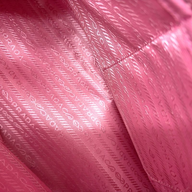 Prada Saffiano LUX Galleria Saffiano Leather Pink Handbag Gold Bn1801