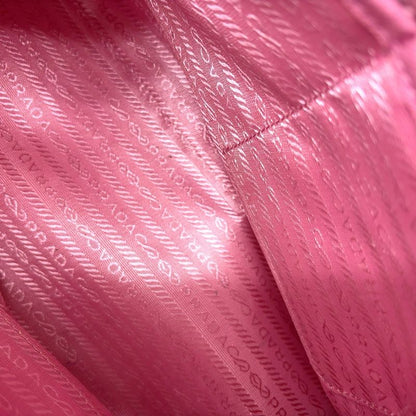 Prada Saffiano LUX Galleria Saffiano Leather Pink Handbag Gold Bn1801