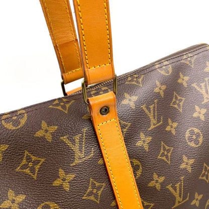 Louis Vuitton Flannery 50 Monogram Shoulder Bag Leather X PVC Brown Boston Bag