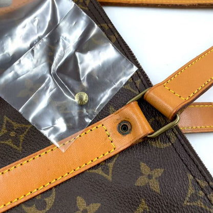 Louis Vuitton Flannery 50 Monogram Shoulder Bag Leather X PVC Brown Boston Bag