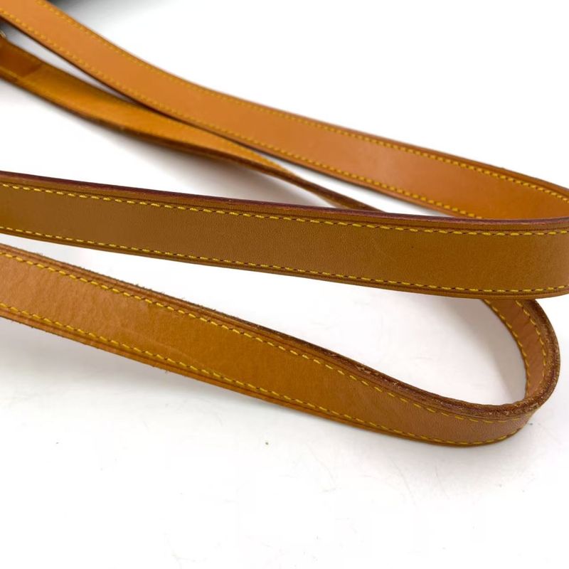 Louis Vuitton Flannery 50 Monogram Shoulder Bag Leather X PVC Brown Boston Bag