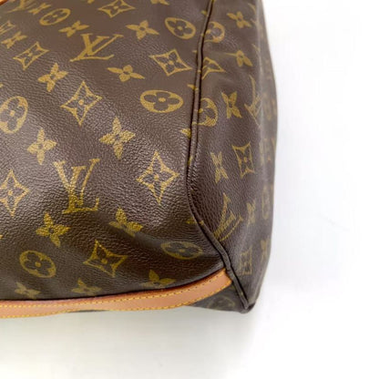Louis Vuitton Flannery 50 Monogram Shoulder Bag Leather X PVC Brown Boston Bag