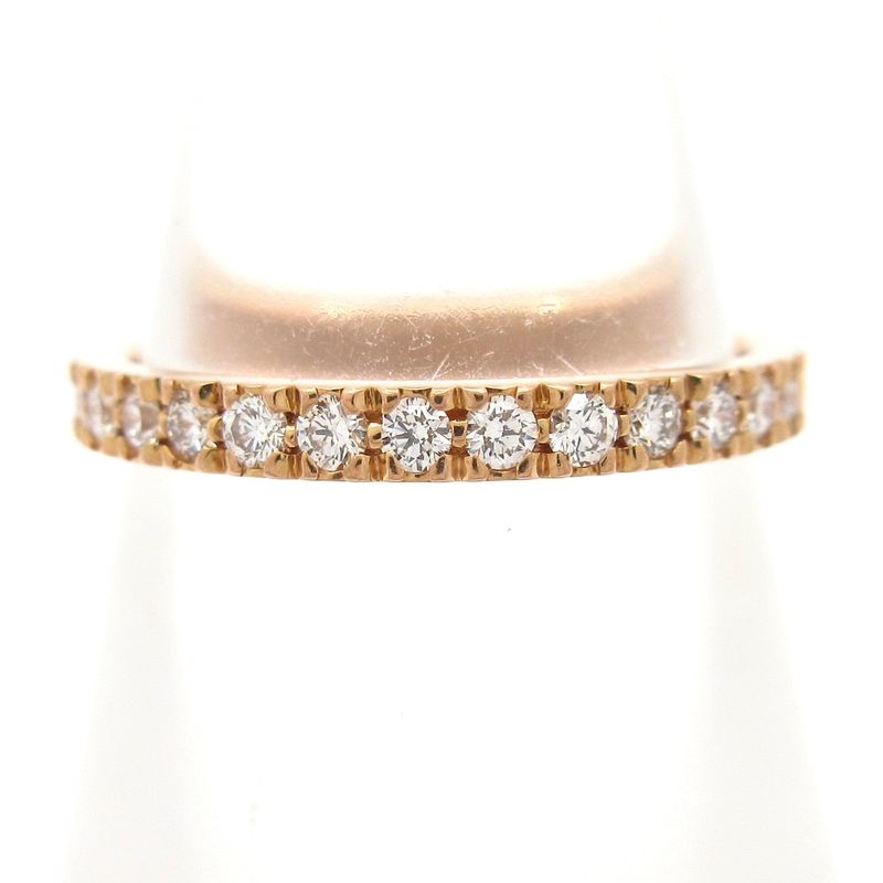 Tiffany & Co Ring Identical Novo Half Circle 18K Pink Gold X Diamonds