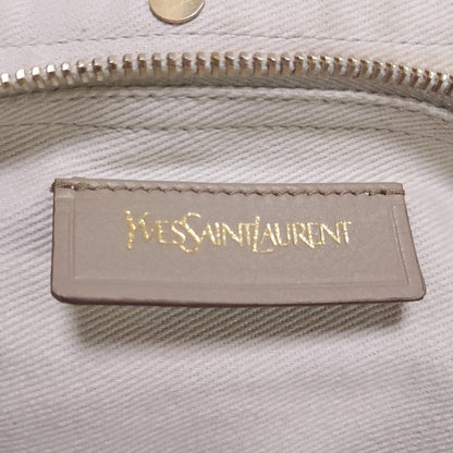 Yvessaint Laurent Handbag - 229680 Beige And Ivory Leather