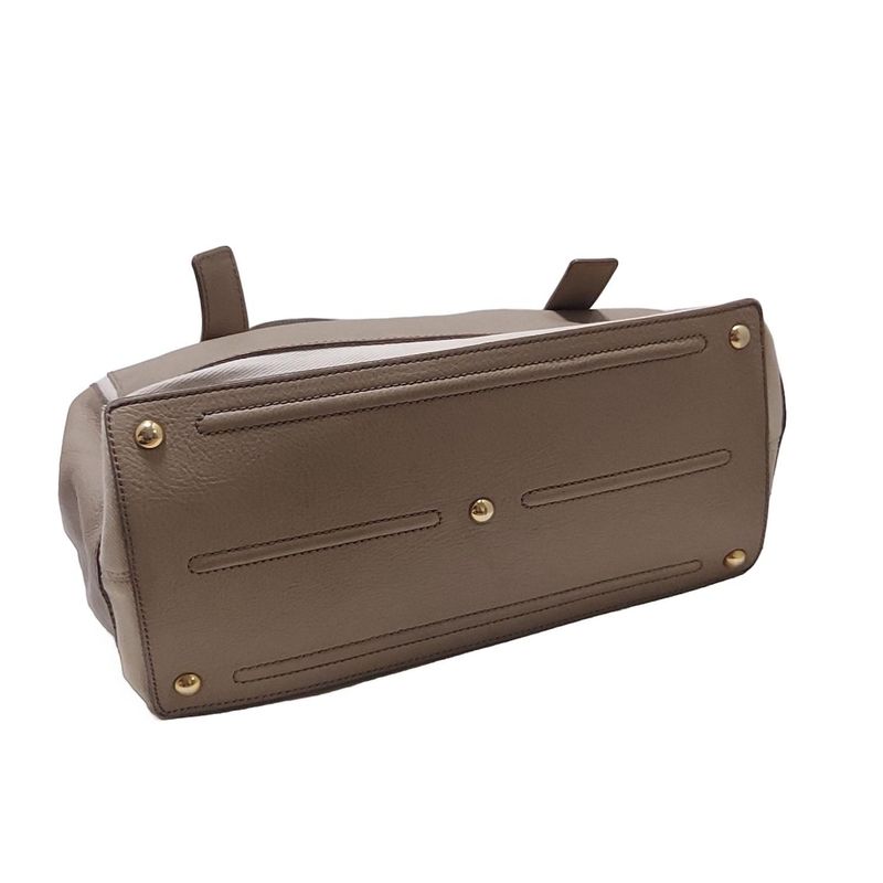 Yvessaint Laurent Handbag - 229680 Beige And Ivory Leather