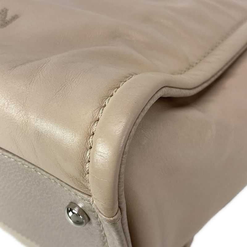 Chanel Tote Bag Deauville Line A93257 Pink Beige Chain Shoulder/silver Hardware