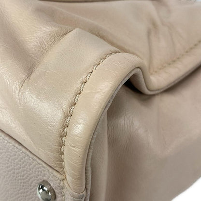 Chanel Tote Bag Deauville Line A93257 Pink Beige Chain Shoulder/silver Hardware