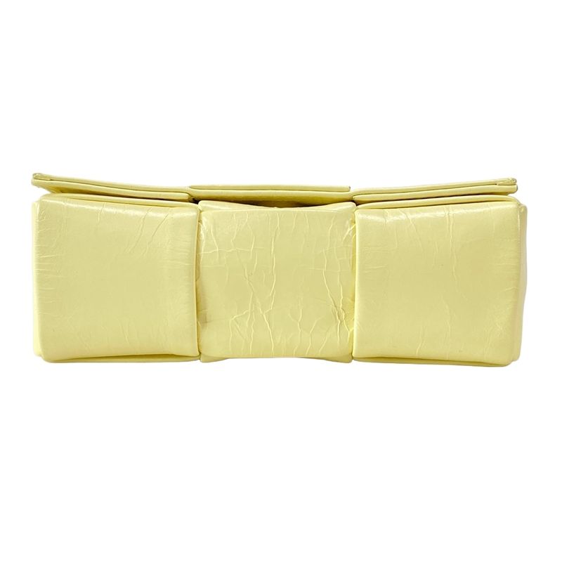 Bottega Veneta Shoulder Bag Mini Cassette Crossbody 666688 Vmay1 Lemon Wash