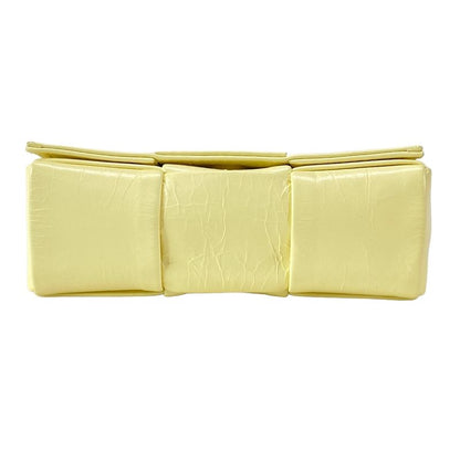 Bottega Veneta Shoulder Bag Mini Cassette Crossbody 666688 Vmay1 Lemon Wash