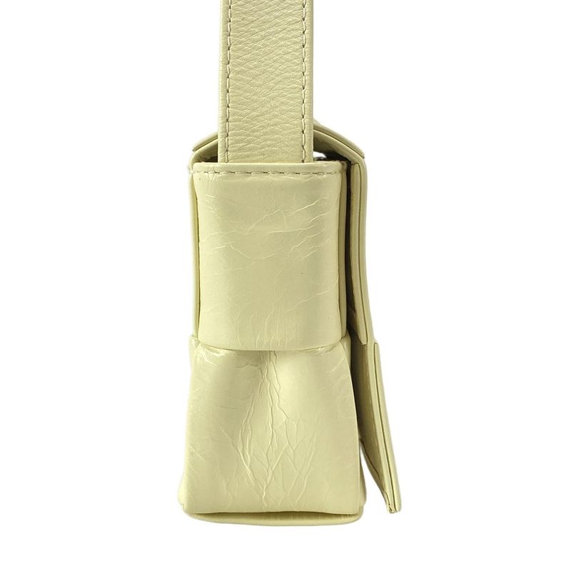 Bottega Veneta Shoulder Bag Mini Cassette Crossbody 666688 Vmay1 Lemon Wash