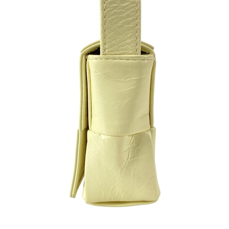 Bottega Veneta Shoulder Bag Mini Cassette Crossbody 666688 Vmay1 Lemon Wash