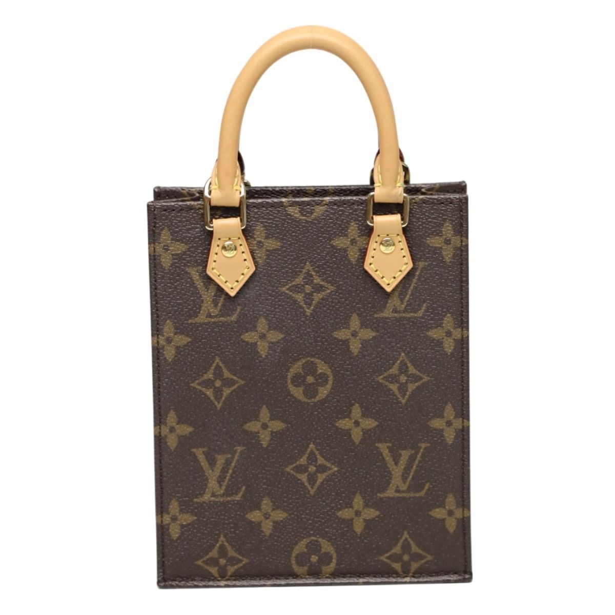 Louis Vuitton Monogram Shoulder Bag Petite Sac Plat