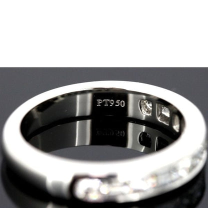 Tiffany & Co Diamond Channel-set Band Ring Pt950 Just Under 9 11p