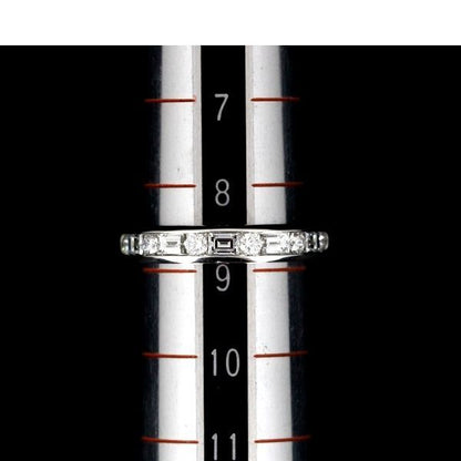 Tiffany & Co Diamond Channel-set Band Ring Pt950 Just Under 9 11p