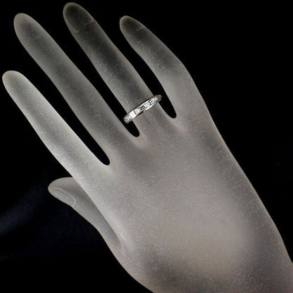 Tiffany & Co Diamond Channel-set Band Ring Pt950 Just Under 9 11p