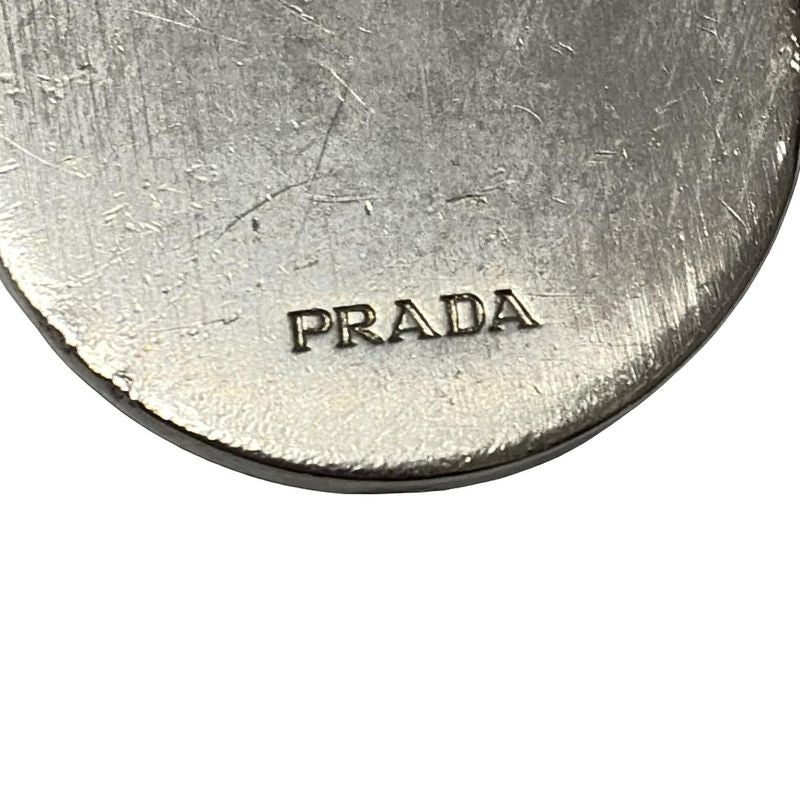Prada Key Holder (charm ) - Silver