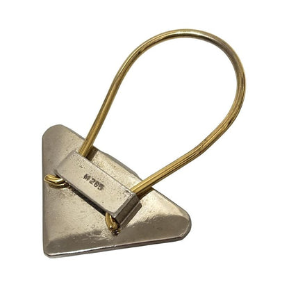 Prada Key Holder (charm ) - Black X Gold X Silver