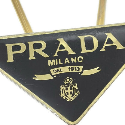 Prada Key Holder (charm ) - Black X Gold X Silver