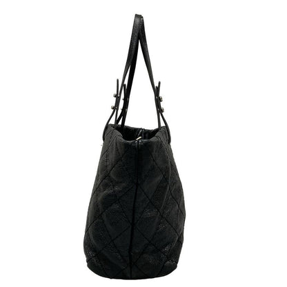 Chanel Shoulder Bag On The Road/wild Stitch Black Silver Hardware