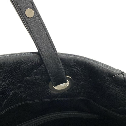 Chanel Shoulder Bag On The Road/wild Stitch Black Silver Hardware