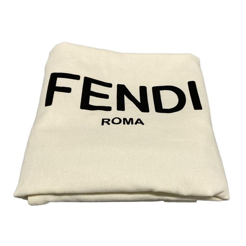 Fendi Backpack Sac Zucca Pattern 7vz042 Black X Beige X Multi Leather