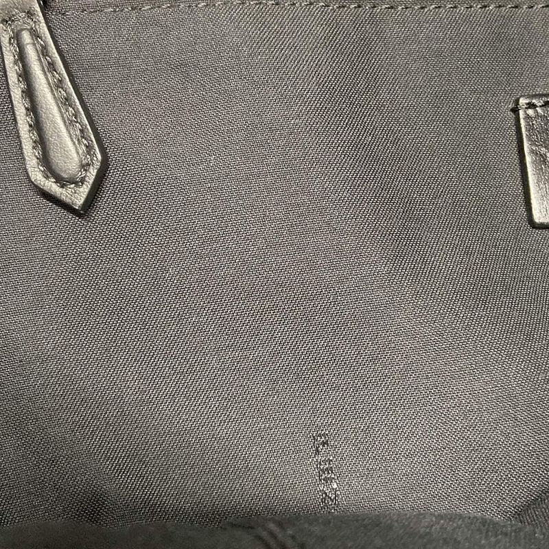 Fendi Backpack Sac Zucca Pattern 7vz042 Black X Beige X Multi Leather