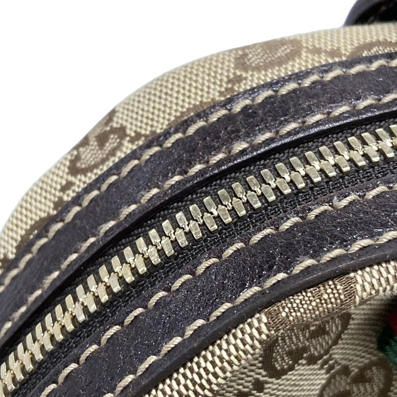 Gucci Shoulder Bag Princy GG Pattern Sherry (web) 161720 Beige Dark Brown And