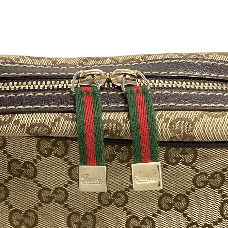 Gucci Shoulder Bag Princy GG Pattern Sherry (web) 161720 Beige Dark Brown And
