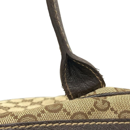 Gucci Shoulder Bag Princy GG Pattern Sherry (web) 161720 Beige Dark Brown And