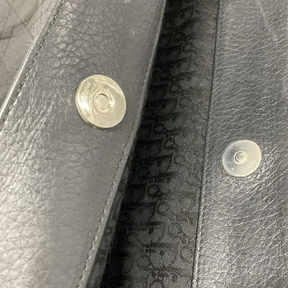 Dior/christian Dior Tote Bag Canage Stitch Black Leather