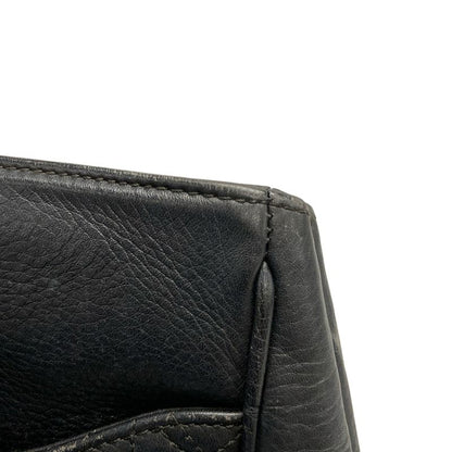 Dior/christian Dior Tote Bag Canage Stitch Black Leather