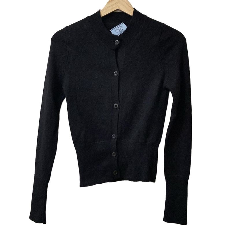 Prada Cardigan Size 38 S Women - Black Long Sleeves