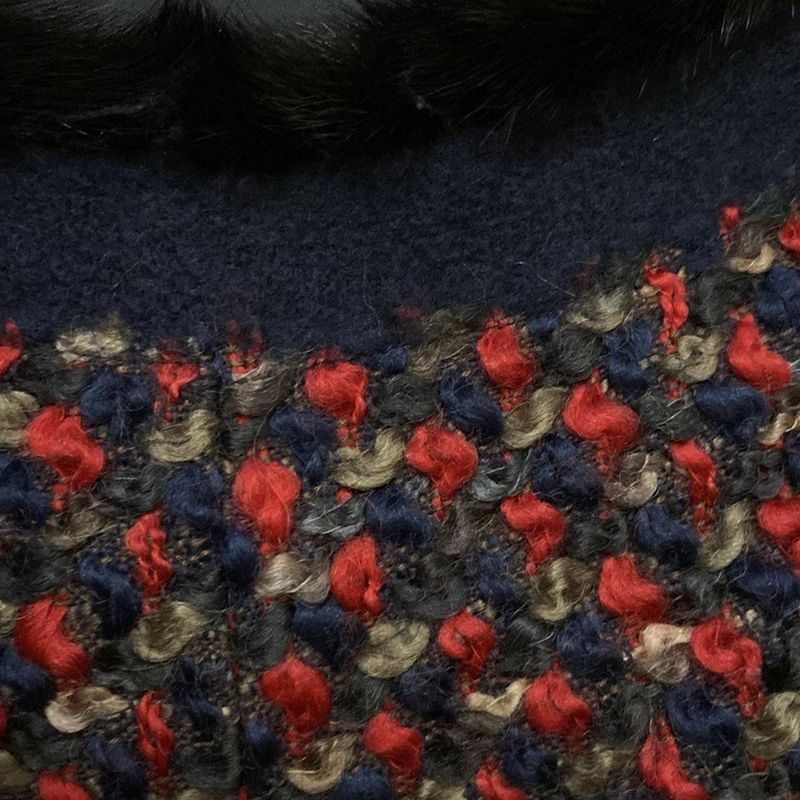 Prada Short Sleeved Cut And Sewn Size 38 S Women - Red X Navy X Multi