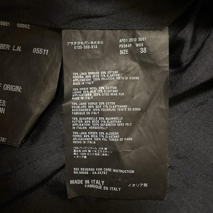 Prada Short Sleeved Cut And Sewn Size 38 S Women - Red X Navy X Multi