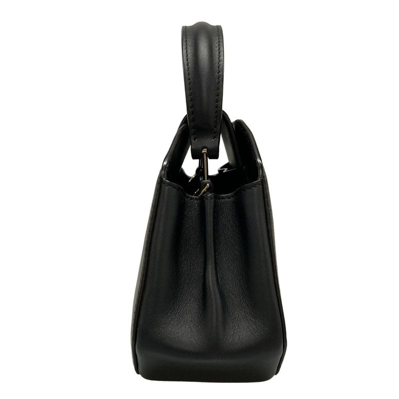 Cartier Handbag Garland De Cartier Top Handle Bag Mini Black Leather