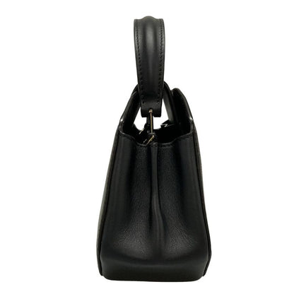 Cartier Handbag Garland De Cartier Top Handle Bag Mini Black Leather